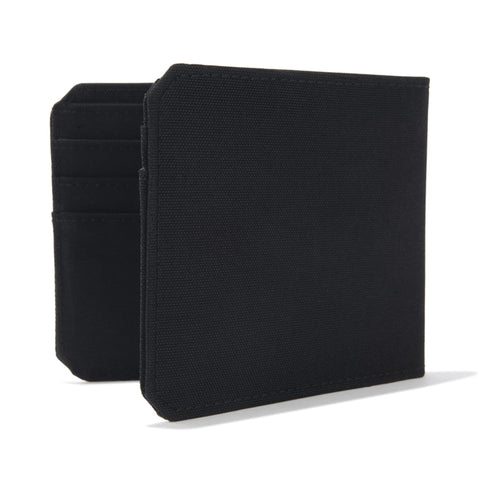 Carhartt Men's Bifold and Passcase, Durable Billfold Wallets, Available in Leather and Canvas Styles, Nylon Duck (Black), One Size Carhartt