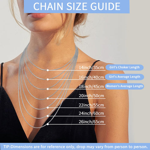 Jewlpire Soild 925 Sterling Silver Chain Necklace for Women Girls, 1.3mm Box Chain Italian Silver Chain for Women Thin & Sturdy Women's Chain Necklaces 20 Inch Jewlpire