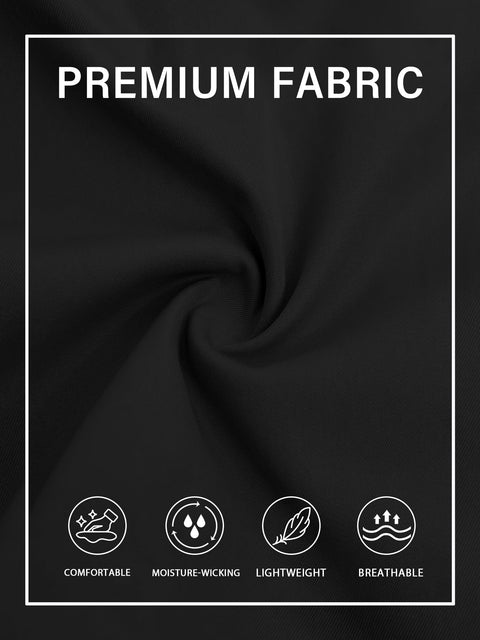 PLEPAN Men's Casual Cargo Pants Drawstring Hiking Pants Workout Tactical Joggers Sweatpants for Men Black X-Large