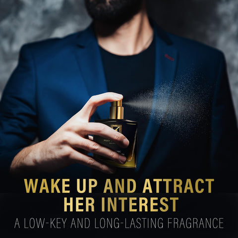 ALFREVER Pheromone Cologne for Men, Long-Lasting Attraction Pheromone Perfume with Unique Scent, Enhances Confidence & Charisma, 50ml