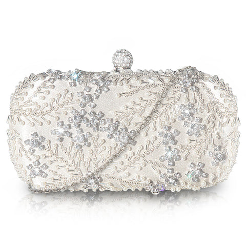 AOYUNHUI Clutch Purses for Women Evening Rhinestone Purse Cross Body Bag Wedding Prom Party Club With Removable Chain Strap AOYUNHUI