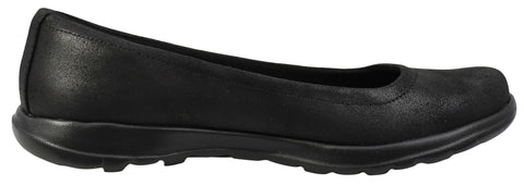 Skechers Women's Go Walk Lite - Gem Walking Shoes, Black/Black, 8.5 M US