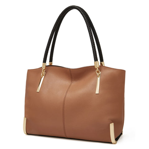 FOXLOVER Large Capacity Tote Handbags for Women, Women's Top-handle Bags Fashion Shoulder Bags Purses Minimalist design FOXLOVER