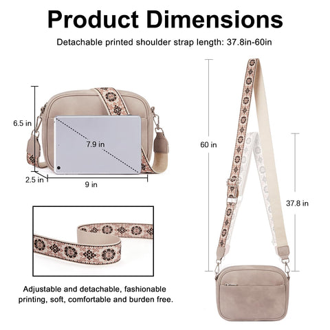 CLUCI Crossbody Bags for Women Trendy, Vegan Leather Shoulder Handbags，Purses for Women with Adjustable Wide Strap CLUCI