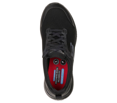 Skechers Women's Squad Sr Food Service Shoe, Black, 9 Skechers