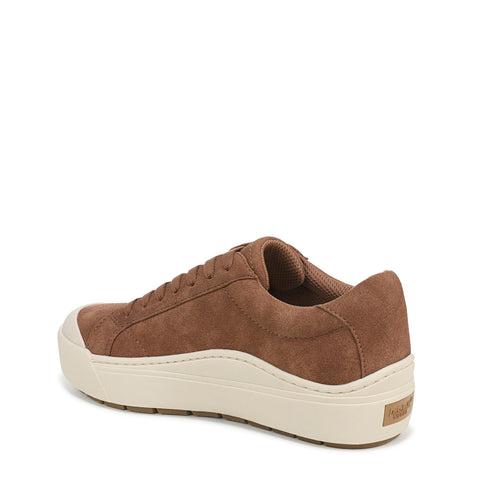 Dr. Scholl's Shoes Women's Time Off Sneaker Dark Honey Brown 8.5 M