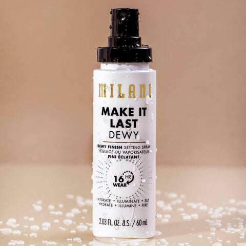 Milani Make It Dewy Setting Spray 3 in 1- Hydrate + Illuminate + Set (2.03 Fl. Oz.) Makeup Finishing Spray - Makeup Primer & Hydrating Setting Spray Milani