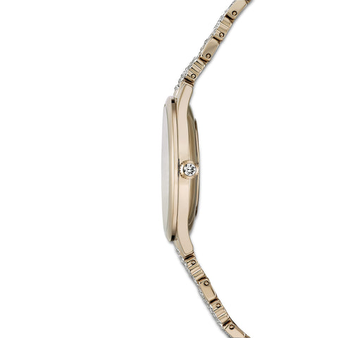 SWAROVSKI Unisex-Adult's Attract Stainless Steel Swiss Quartz Watch with Metal Strap, Gold, 0 (Model: 5516305) SWAROVSKI