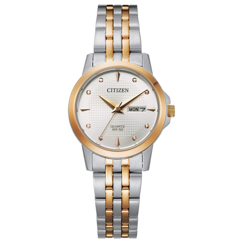 Citizen Quartz Womens Watch, Stainless Steel, Classic, Two-Tone (Model: EQ0605-53A) Citizen