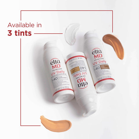 EltaMD UV Daily Deep Tinted SPF 40 Face Sunscreen Moisturizer with Zinc Oxide, Tinted Daily Face Moisturizer with SPF, Sunscreen for Dry Skin,1.7 oz Pump