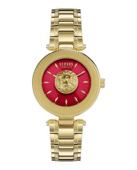 Versus Versace Womens Watches Gold 40 mm Brick Lane Collection Versus Versace