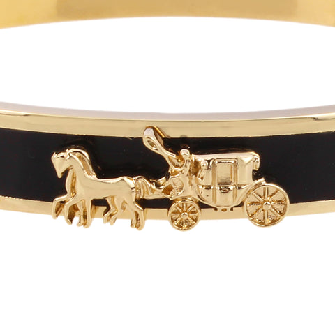 Coach Women's Signature Enamel Bangle Bracelet Coach