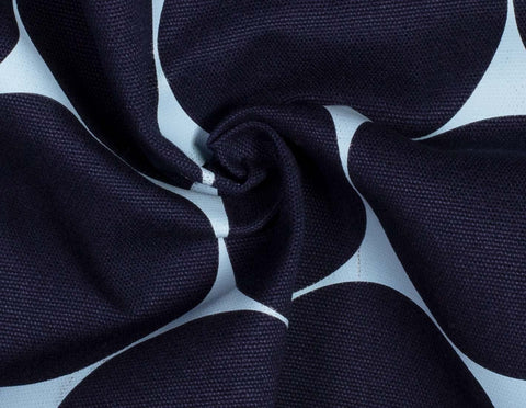 kate spade new york Canvas Tote Bag for Women, Cute Tote Bag for Teacher, Blue Canvas Beach Bag, Book Tote with Pocket, Joy Dot