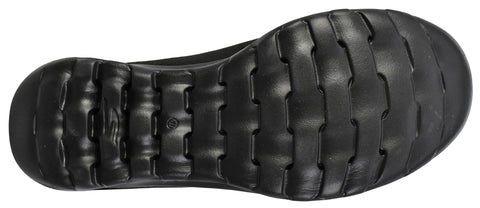 Skechers Womens Go Walk Lite-15395 Ballet Flat, Black/Black, 10 US