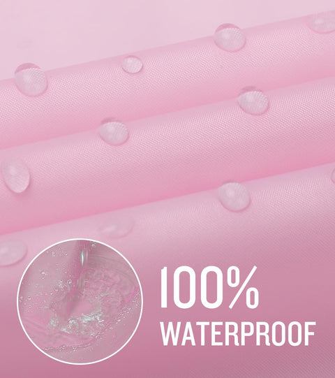 SaphiRose Lightweight Kids Rain Poncho Jacket Waterproof Outwear Rain Coat Pink Small