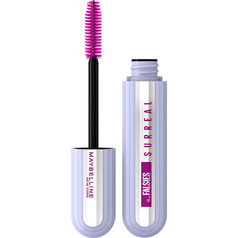 Maybelline The Falsies Surreal Extensions Washable Mascara, Volumizing, Lengthening Mascara Make Up, Very Black, 1 Count