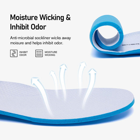 ALEADER Women's Energycloud Slip On Walking Shoes Pure Running Shoes for Gym Workout Treadmill Running Errands White Gray Size 6 US