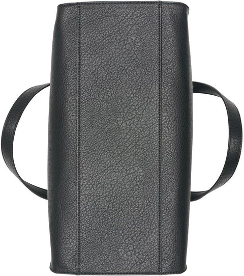 Calvin Klein Reyna North/South Tote, Black/Silver Calvin Klein