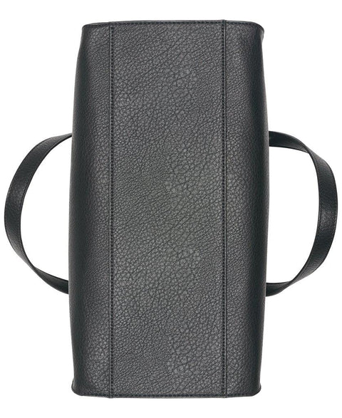 Calvin Klein Reyna North/South Tote, Black/Silver Calvin Klein