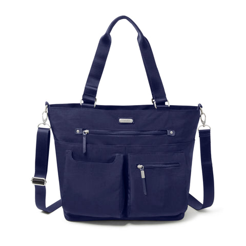 Baggallini Any Day Tote with RFID Phone Wristlet - Crossbody Tote Bag for Women - Lightweight Travel Bag Baggallini