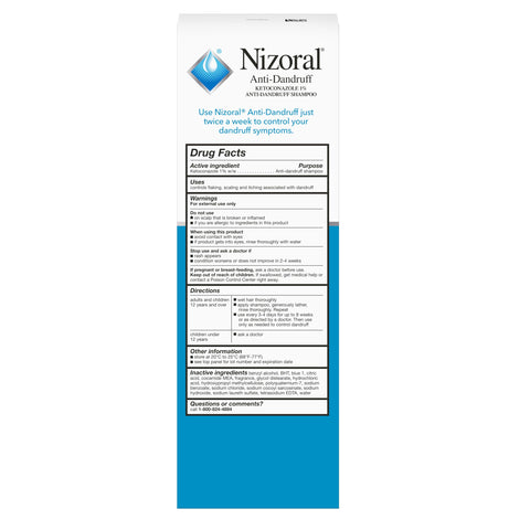 Nizoral Anti-Dandruff Shampoo with 1% Ketoconazole, Fresh Scent, 14 Fl Oz Nizoral