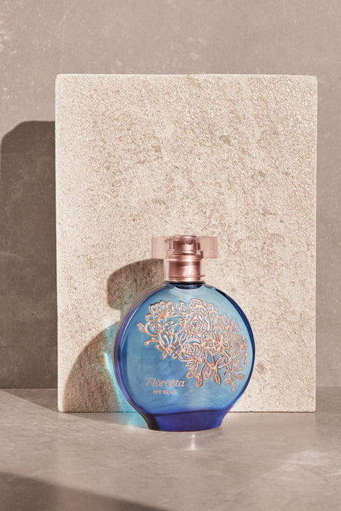 O Boticário Floratta My Blue for Women Fragrance Bundle Set: Eau de Toilette 2.5 Ounce & Moisturizing Body Lotion 6.7 Ounce O Boticário
