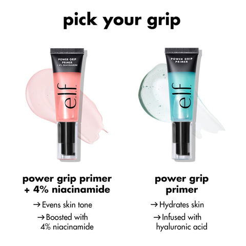 e.l.f. Power Grip Primer, Gel-Based & Hydrating Face Primer For Smoothing Skin & Gripping Makeup, Moisturizes & Primes, 0.811 Fl Oz (24 ml.) e.l.f.