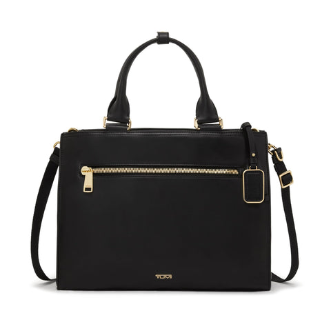 TUMI - Voyageur Lynn Leather Tote Bag - Black TUMI