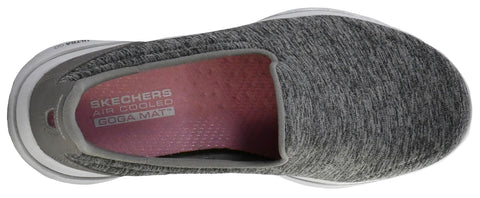 Skechers Women's Go Walk 5 Honor Sneaker, Grey, 9 Wide