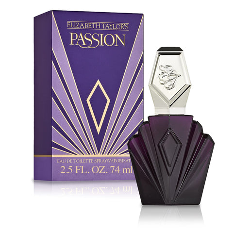 Elizabeth Taylor Women's Perfume, Passion, Eau De Toilette EDT Spray, 2.5 Fl Oz & Body Powder for Women, Passion, 2.6 Oz Elizabeth Taylor