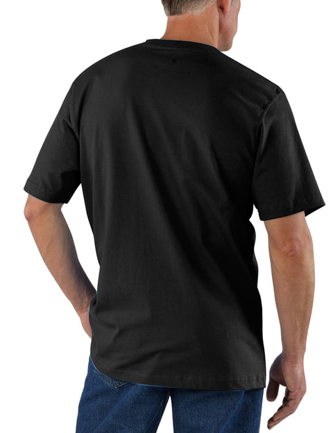 Carhartt Men's Loose Fit Heavyweight Short-Sleeve Pocket T-Shirt (Also Available in Big & Tall), Black, Large Carhartt