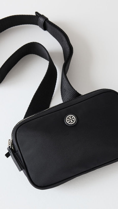 Tory Burch Women's Virginia Belt Bag, Black, One Size Tory Burch