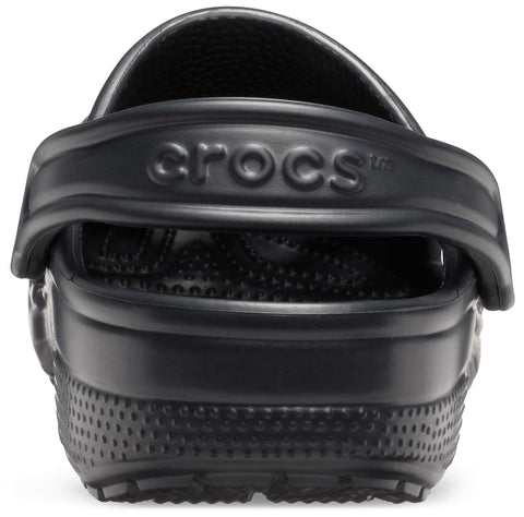 Crocs unisex adult Men's and Women's Classic (Neutral Colors) Clog, Black, 8 Women 6 Men US