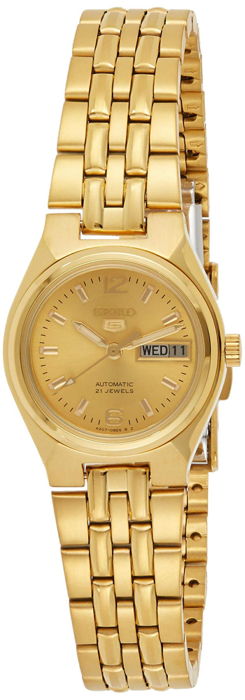 SEIKO Series 5 Automatic Gold Dial Ladies Watch SYMK36K1 SEIKO