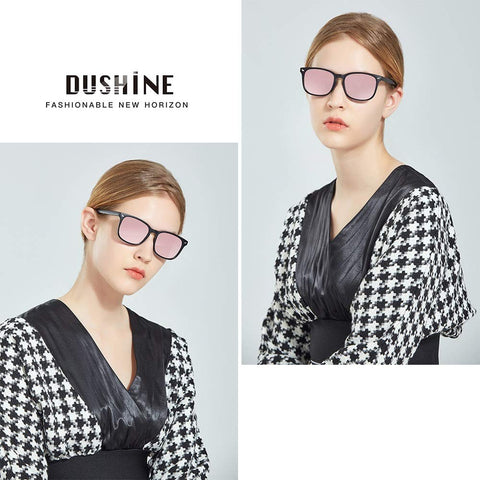 DUSHINE Polarized Sunglasses for Women Classic Retro Style 100% UV Protection (3 Pack) DUSHINE