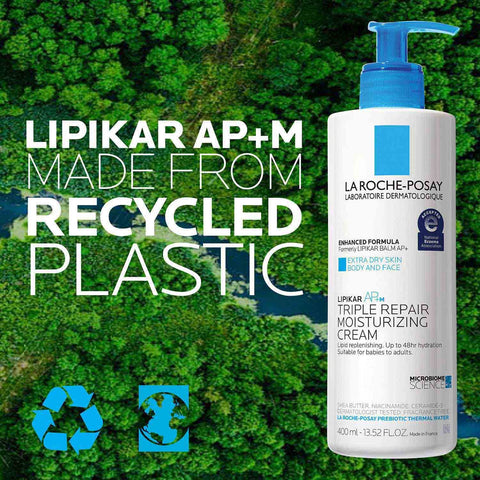 La Roche-Posay Lipikar AP+ Triple Repair Moisturizing Cream, Face & Body Lotion For Dry Skin, Shea Butter & Niacinamide Moisturizer, Gentle Face & Body Cream For Dry, Rough & Sensitive Skin La Roche-Posay