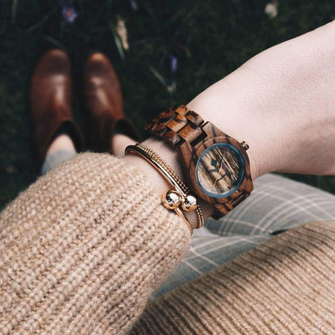 Zebra Petite Wooden Watches for Women WoodWatch