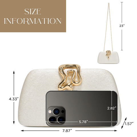 SWEETV Glitter Clutch Purses for Women Elegant Evening Bag for Parties, Weddings, and Formal Events SWEETV