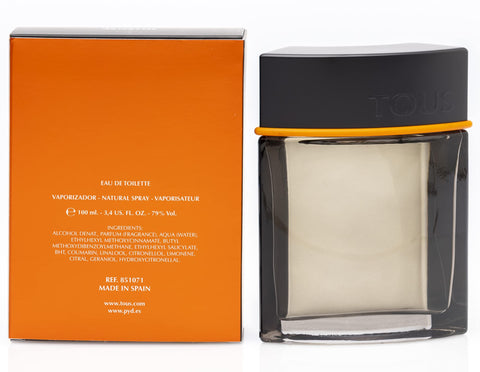 TOUS Man Intense Perfumes Eau De Toilette Spray, 3.4 Ounce, Multi (Pack of 2) TOUS