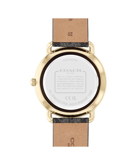 Coach Elliot Men's Watch | Contemporary Minimalism with Distinctive Artistry | A True Classic Designed for Every Occasion | Water Resistant (Model 14602672) Coach