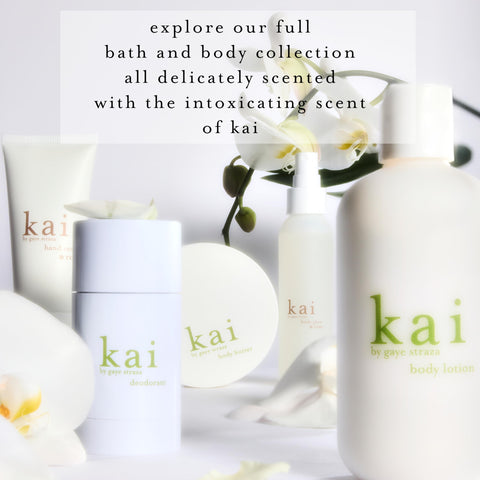kai perfume oil - gardenia wrapped in white exotic flowers. eau de perfume roll-on oil, 1/8 oz., vegan, cruelty free, made in the usa