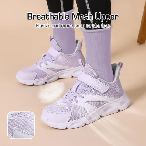 Kids Sneakers for Boys Girls Running Tennis Shoes Anti Slip and Breathable Sport Athletic Suitable for Campus Walking and Playing