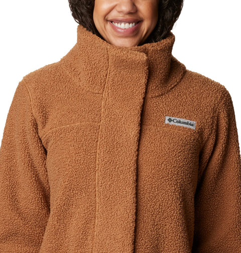 Columbia Women's Panorama Long Jacket, Camel Brown, Medium