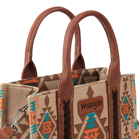 Wrangler Purse for Women Boho Aztec Tote Bag Hobo Shoulder Top Handle Handbags with Wide Guitar Strap christmas gift fall collection XY7 WG2203-8120STN Montana West