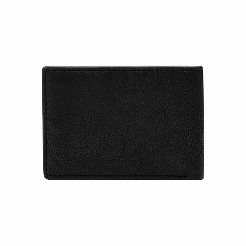 Fossil Men's Steven Leather Slim Minimalist Bifold Front Pocket Wallet, Slate Black, (Model: ML4396019) Fossil