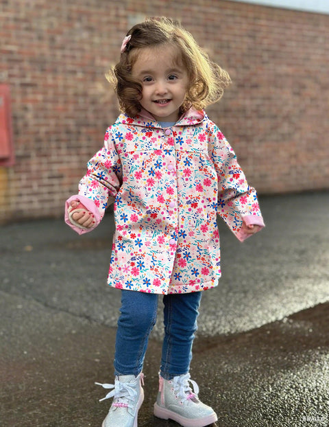 Arshiner Girl Baby Kid Waterproof Hooded Coat Jacket Outwear Raincoat Hoodies