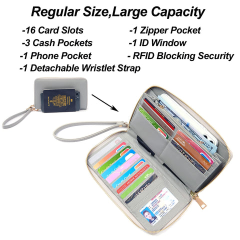 Purses And Wallets Set For Women Work Tote Handbags Shoulder Bag Top Handle Totes Purse With Matching Wallet Grey Large Qiyuer