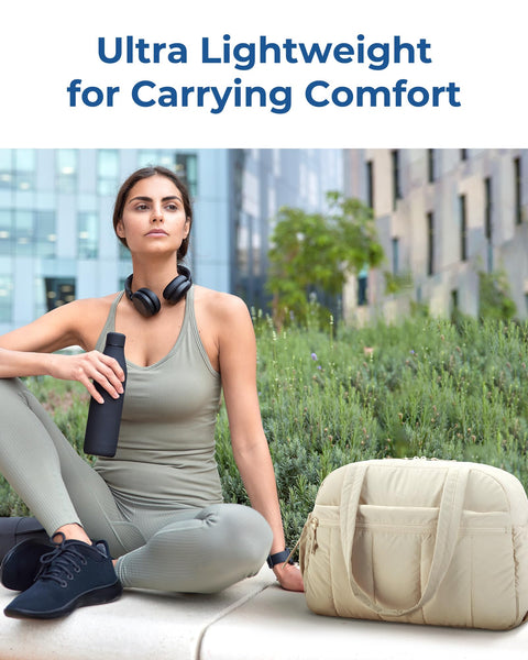 BAGSMART Gym Bag for Women, Duffle Bag for Travel with Wet Pocket, Lightweight Carry on Weekender Duffel, Water Resistant