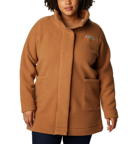 Columbia Women's Panorama Long Jacket, Camel Brown, Medium