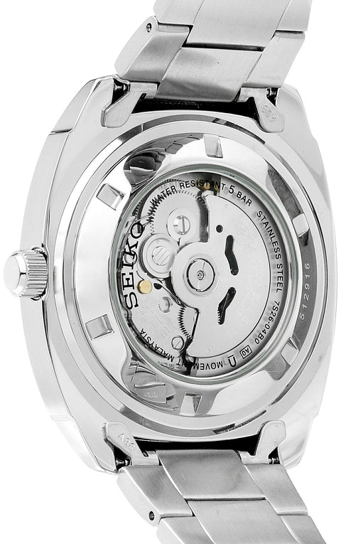 SEIKO Recraft Automatic Watch - Green Dial, Stainless Steel, Day/Date Calendar, 50m Water Resistant, 41hr Power Reserve SEIKO